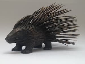 Bronze porcupine