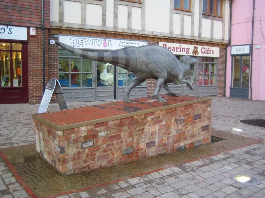 Southwater Iguanodon bronze sculpture