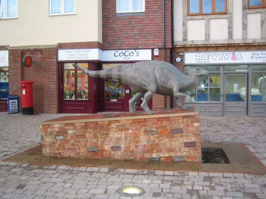 Southwater Iguanodon bronze sculpture