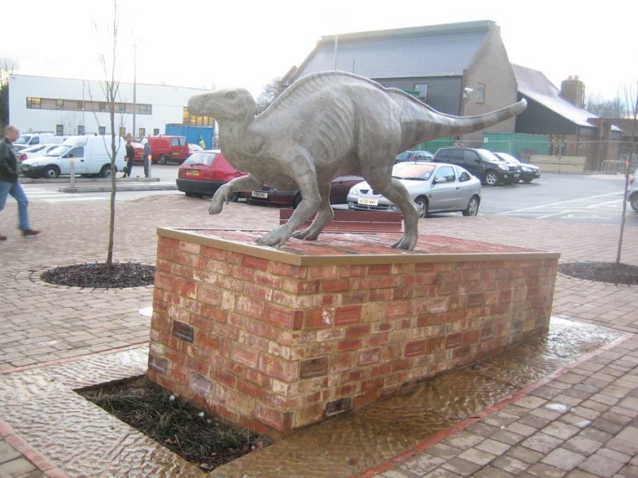 Southwater Iguanodon bronze sculpture