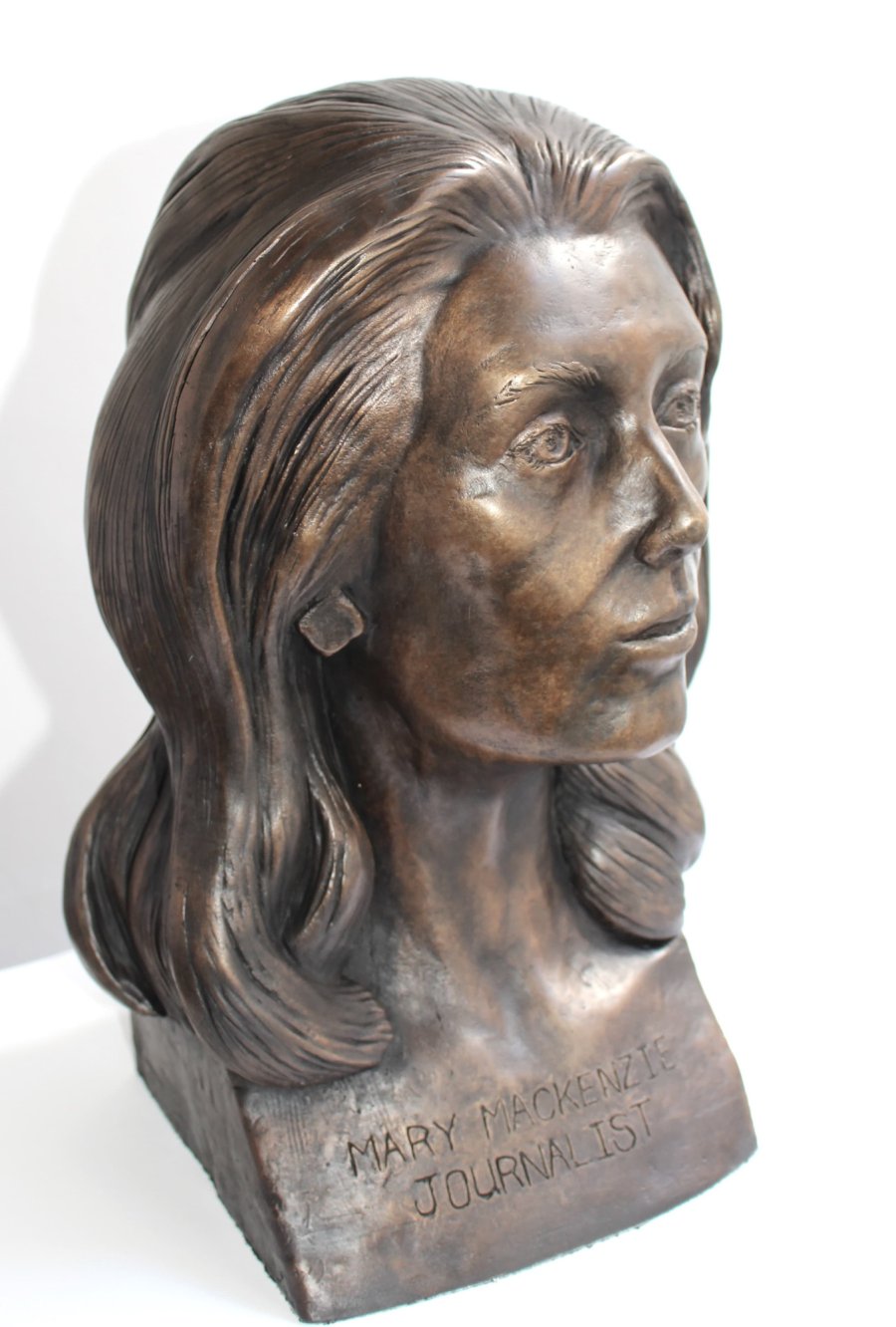 Mary life size bronze portrait bust