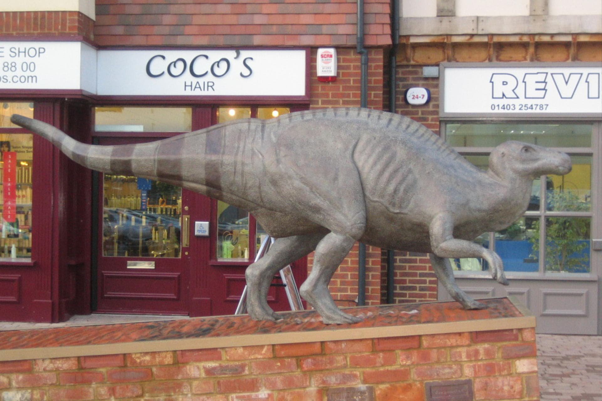 Iguanadon Sculpture in Southwater